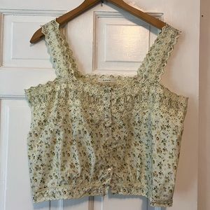 Doen Floral Crop Tank